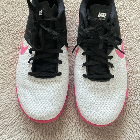 New Nike Metcon 4 Trainers Black White Hot Pink | Women Size 9.5 - Picture 7 of 7